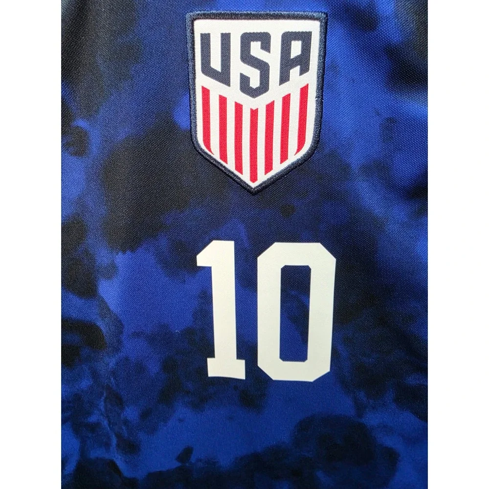 Nike USMNT 2022 World Cup Away Youth Jersey 4T-5T Blue Pulisic 10 Soccer Kit
